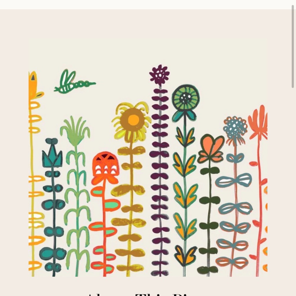 Happy Garden Shower Curtain